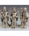 白銅福祿壽三星 白銅福祿壽三星